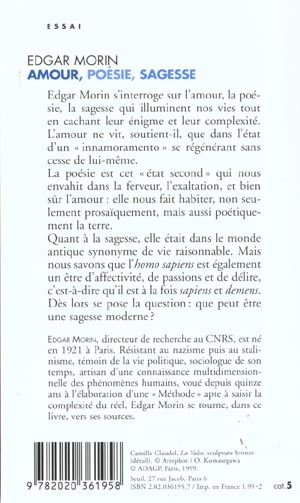 Amour, poésie, sagesse
