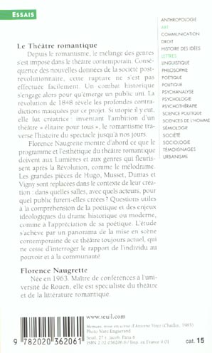 Le théâtre romantique ; histoire, écriture, mise en scène
