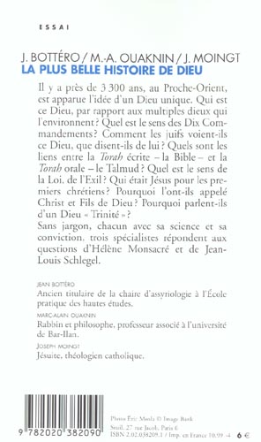 La plus belle histoire de dieu. qui est le dieu de la bible ?