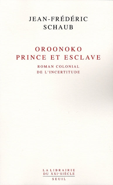 Oroonoko, prince et esclave ; roman colonial de l'incertitude - flash vidéo
