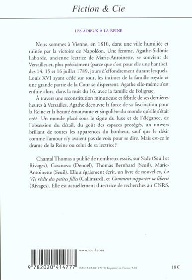 Les adieux à la reine