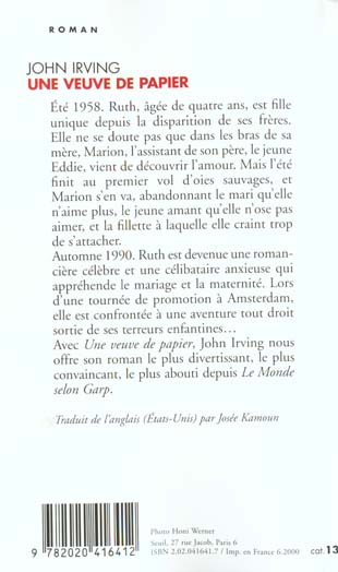 Une veuve de papier