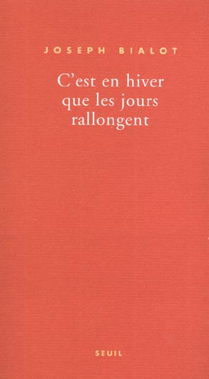 C'est en hiver que les jours rallongent