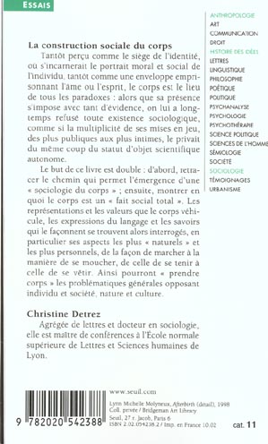 La construction sociale du corps