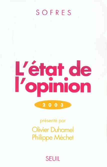 Essais (h.c.) l'etat de l'opinion (2003) - flash vidéo
