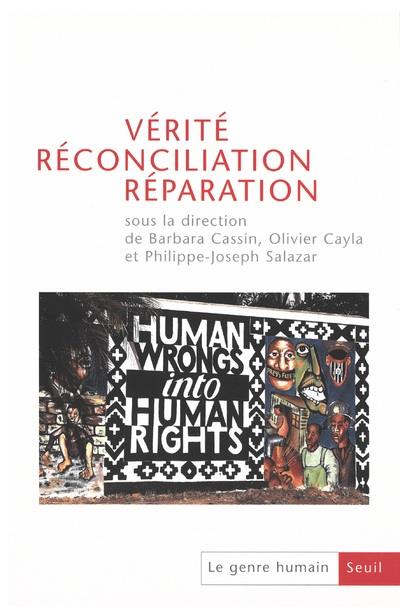 Le genre humain n.43 : vérité, réconciliation, réparation