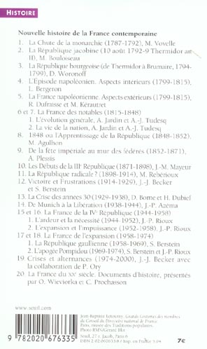 La République bourgeoise ; de Thermidor à Brumaire, 1794-1799