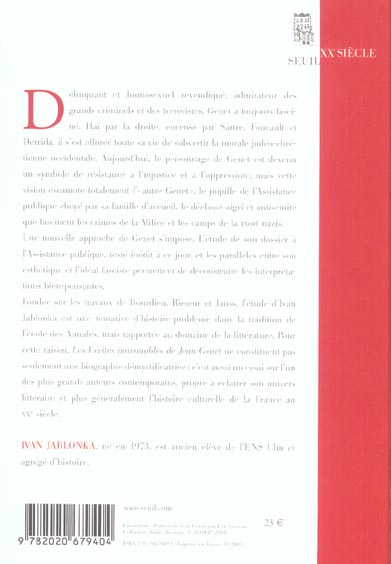 Les verites inavouables de jean genet