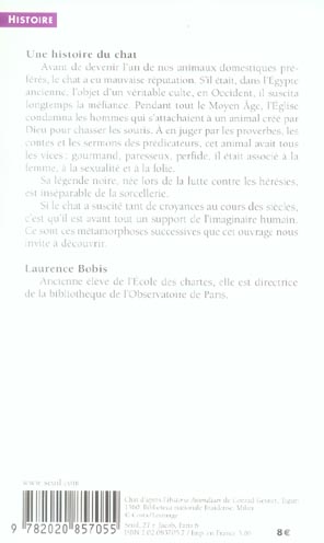 Une histoire du chat ; de l'Antiquité à nos jours