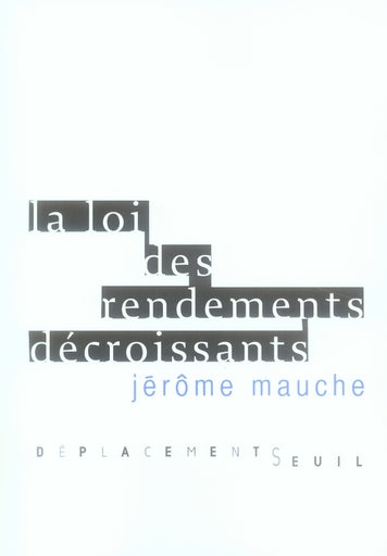 La loi des rendements decroissants - flash vidéo