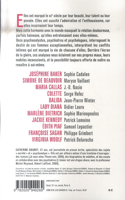 Femmes célèbres sur le divan