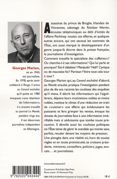 Profession fouille-merde; un journaliste dans les coulisses des affaires