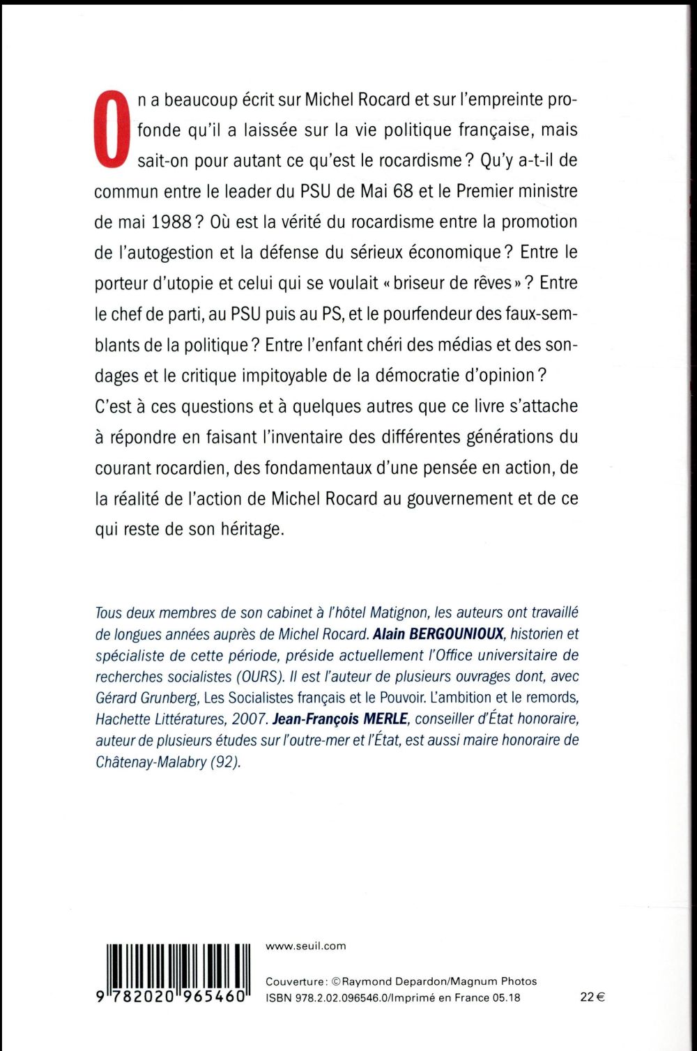 Le rocardisme ; devoir d'inventaire
