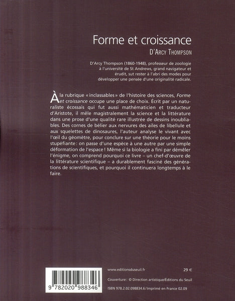 Forme et croissance