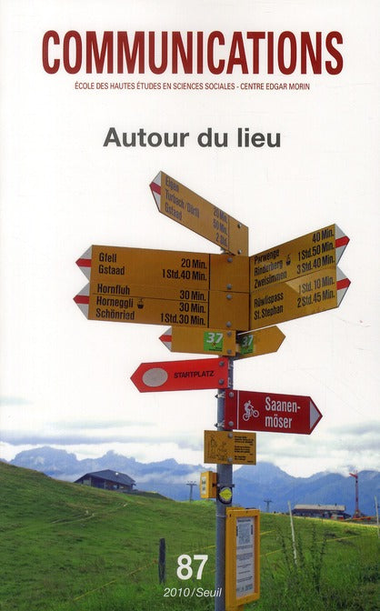 Revue communications n.87 : autour du lieu