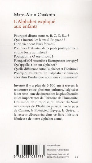 L'alphabet expliqué aux enfants