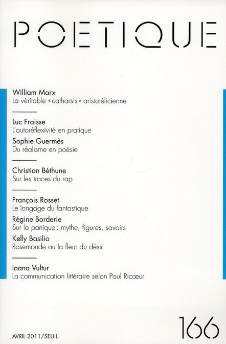Revue poétique n.166