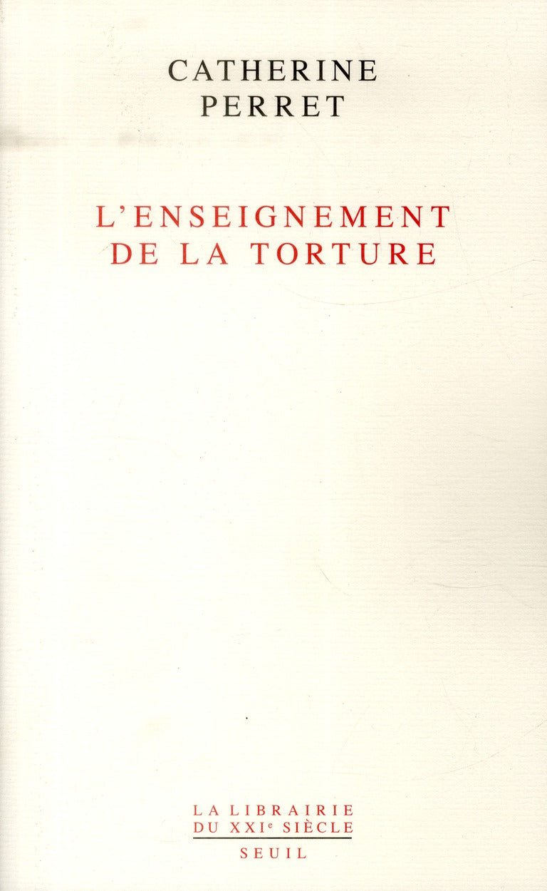L'enseignement de la torture