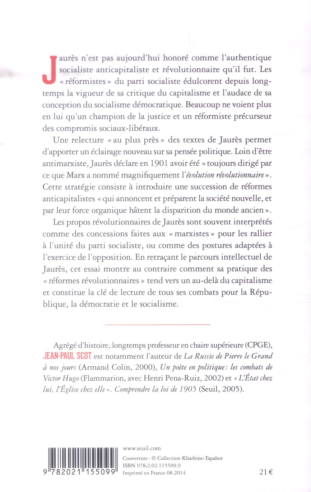 Jaurès et le réformisme révolutionnaire