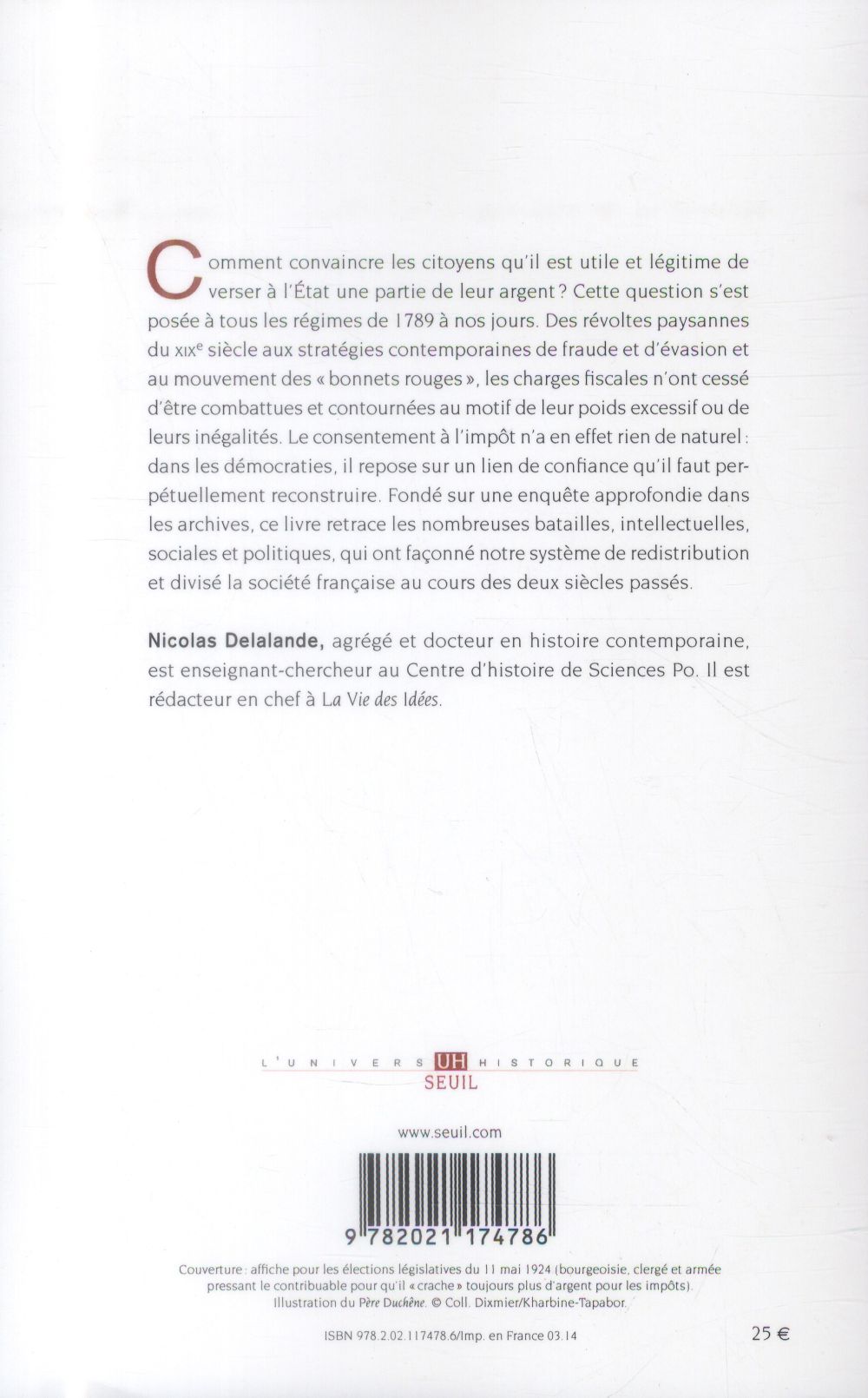 Les batailles de l'impôt ; consentement et résistances de 1789 à nos jours (2e édition)