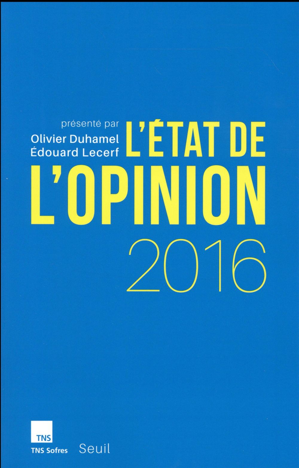 L'état de l'opinion 2016