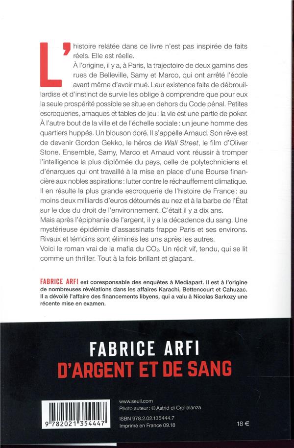 D'argent et de sang ; le roman vrai de la mafia du CO²