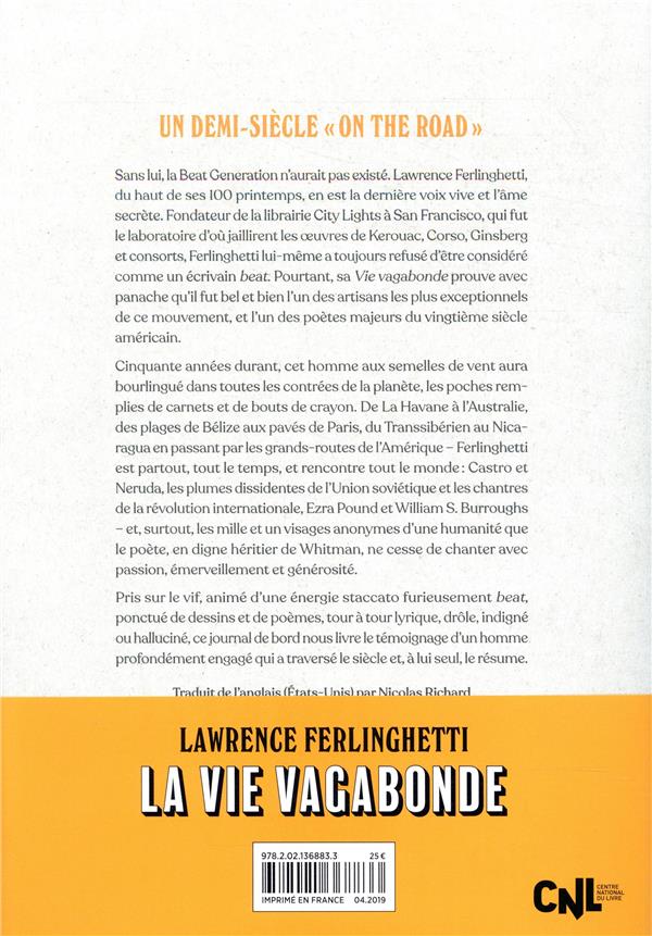 La vie vagabonde ; carnets de route (1960-2010)