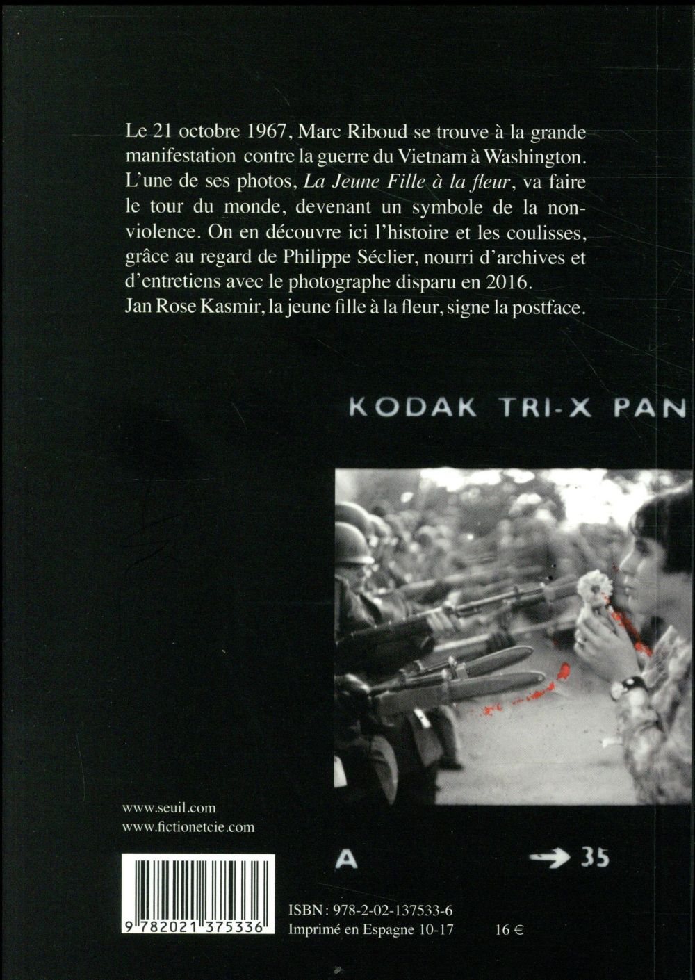 La jeune fille à la fleur ; histoire d'une photographie