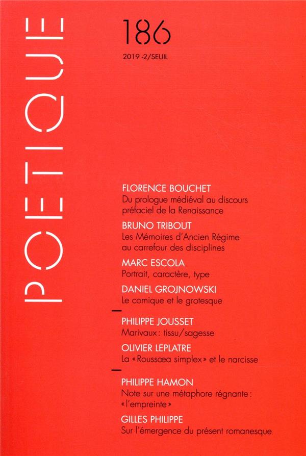 Revue poétique n.186