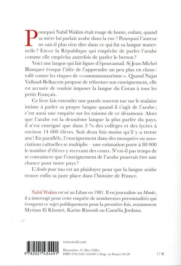 L'arabe pour tous ; pourquoi ma langue est taboue en France