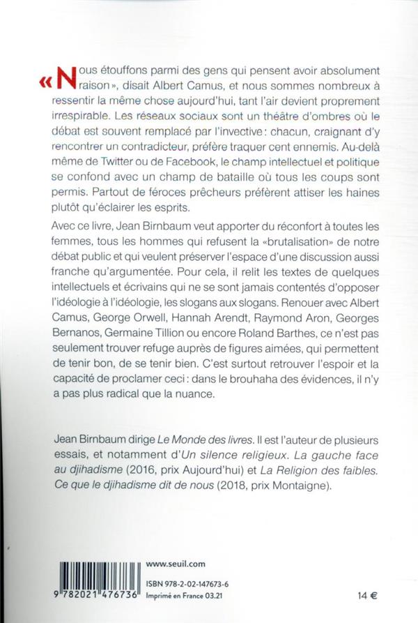 Le courage de la nuance
