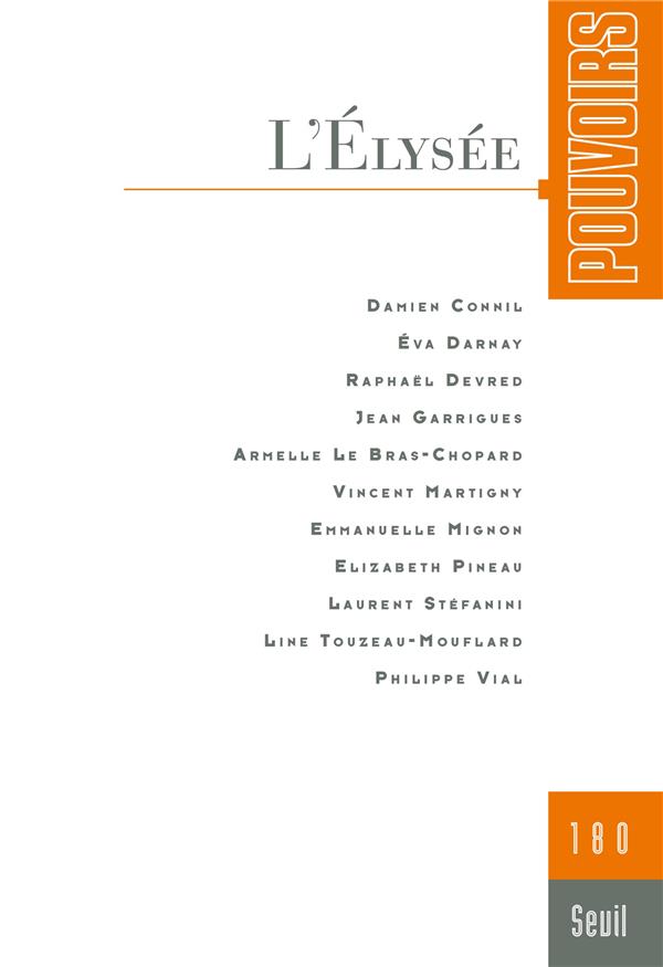 Pouvoirs n.180 : l'Elysée