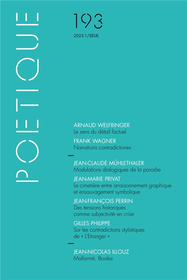 Revue poétique n.193