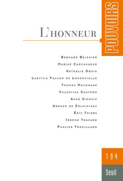 Pouvoirs n.194 : L'honneur
