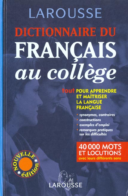 Dictionnaire du français au collège