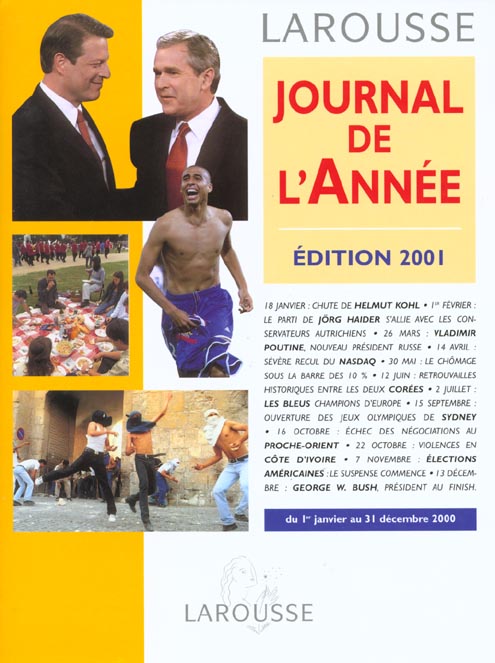 Le journal de l'annee 2001
