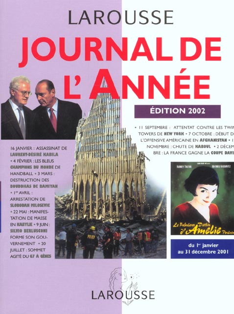 Journal de l'annee 2002 ; edition brochee