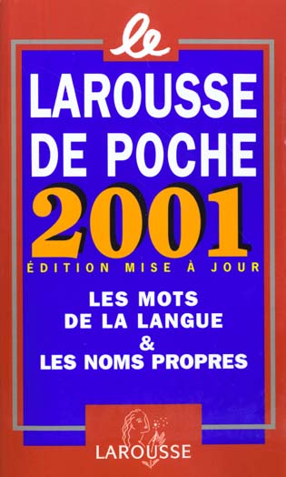 Larousse de poche (édition 2001)