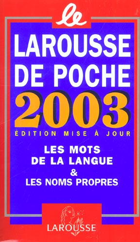 Larousse de poche (édition 2003)