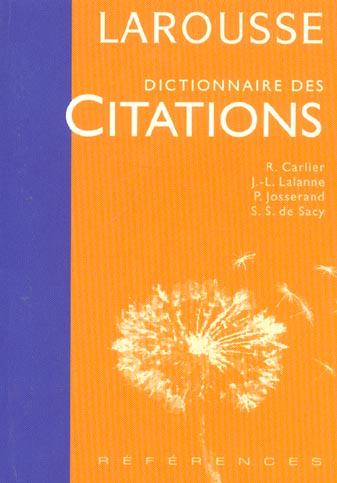 Dictionnaire des citations