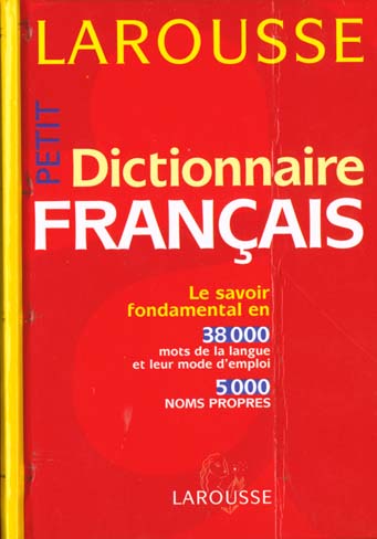 Petit dictionnaire francais