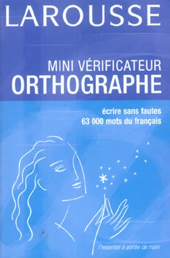 Mini verificateur orthographe (édition 2004)