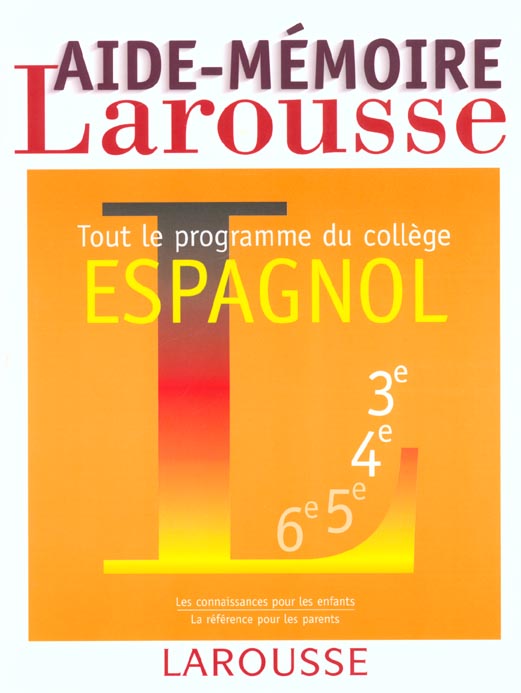 Aide-memoire espagnol
