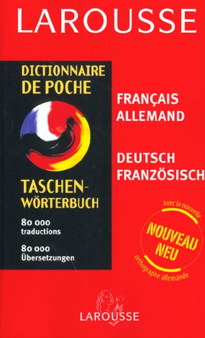 Dictionnaire de poche français/allemand