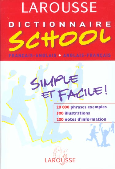 Dictionnaire scholl francais-anglais anglais-francais