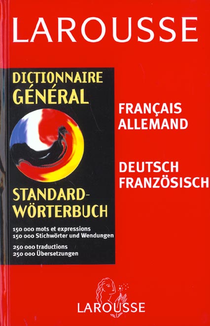 Dictionnaire general francais-allemand allemand-francais