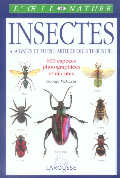 Insectes, araignees et autres arthropodes terrestres