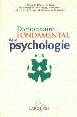 Dictionnaire de psychologie  - tome 1