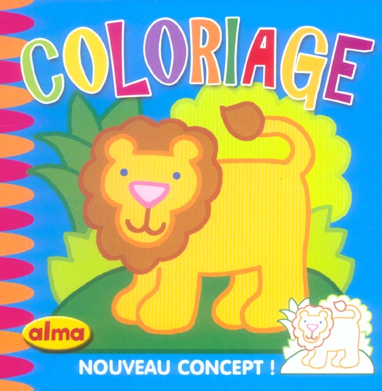 Coloriage 4 ans t.1 lion