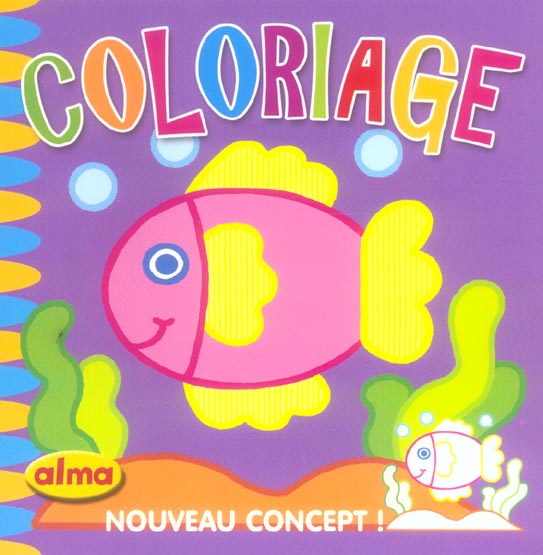 Coloriages t.3 ; le poisson